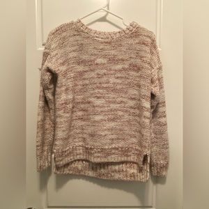 Hollister fuzzy pink sweater size medium